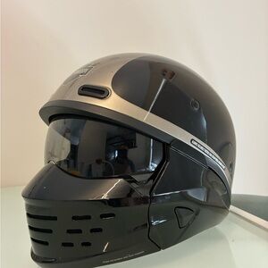 Harley-Davidson Black and Silver modular Helmet